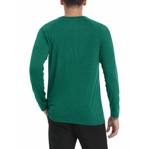 Men's UPF 50+ Fishing Swim Long Sleeve Shirts - C22M588