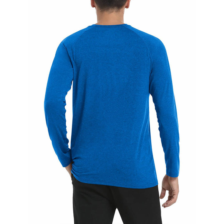 Men's UPF 50+ Fishing Swim Long Sleeve Shirts -