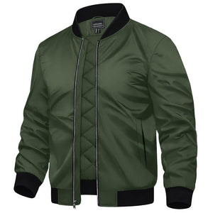 Men's Water-Resistant Windproof Bomber Casual Jackets - LT23M1148