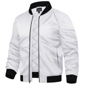 Men's Water-Resistant Windproof Bomber Casual Jackets - LT23M1148