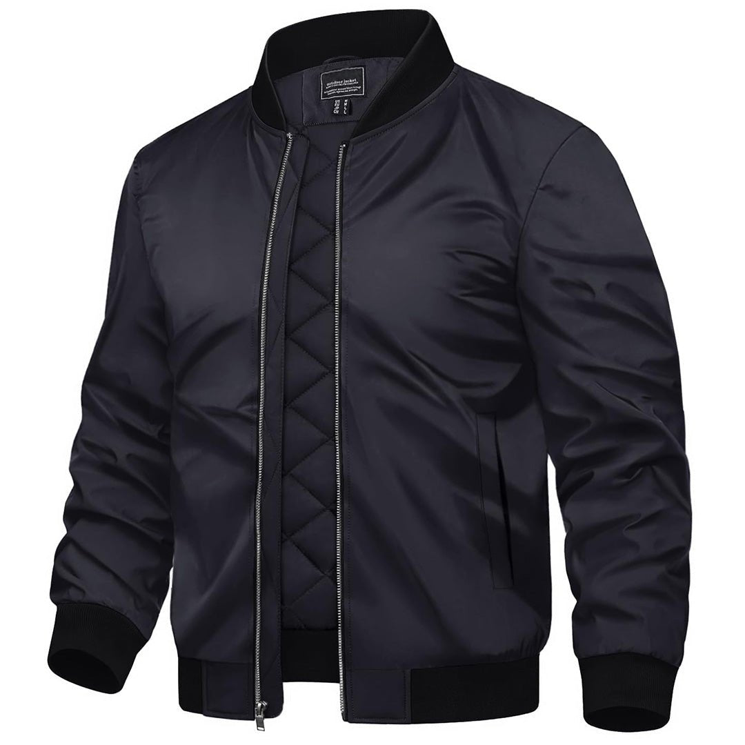 Men's Water-Resistant Windproof Bomber Casual Jackets - LT23M1148