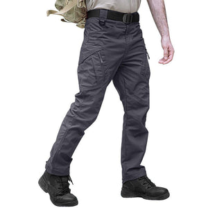 TACVASEN Grey Men's Water Resistant Outdoor Hiking Tactical Pants