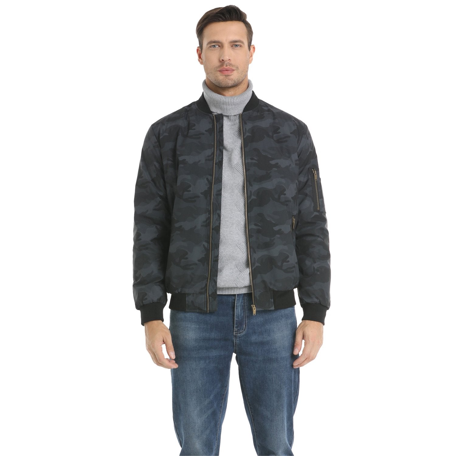 TACVASEN MA-1 Bomber Jackets Casual Padded Coats -Men's Bomber Jackets