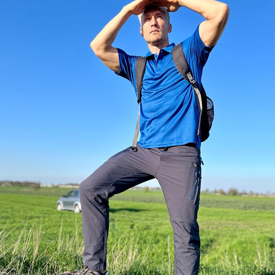 Men's Quick Dry Water Resistant 8 Pockets Cargo Hiking Pants - T20M138