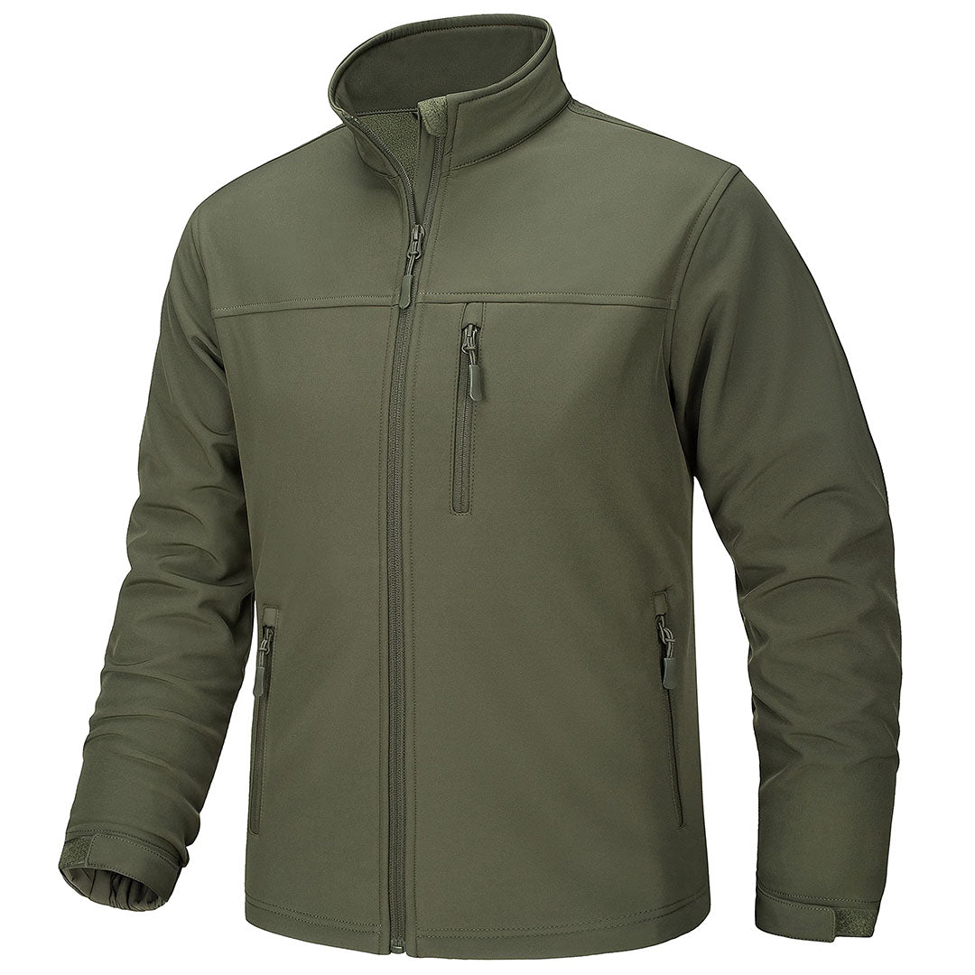 Men's Fleece Lined Softshell Waterproof Outdoor Jackets - H22M688D