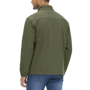 Men's Fleece Lined Softshell Waterproof Outdoor Jackets - H22M688D