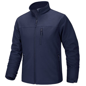 Men's Fleece Lined Softshell Waterproof Outdoor Jackets - H22M688D