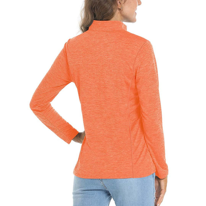 Women's UPF 50+ 1/4 Zip Quick Dry Hiking Shirts - Women's Shirts