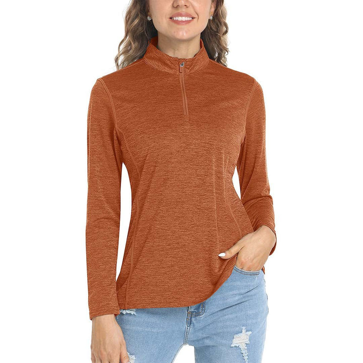 Women's UPF 50+ 1/4 Zip Quick Dry Hiking Shirts - Women's Shirts