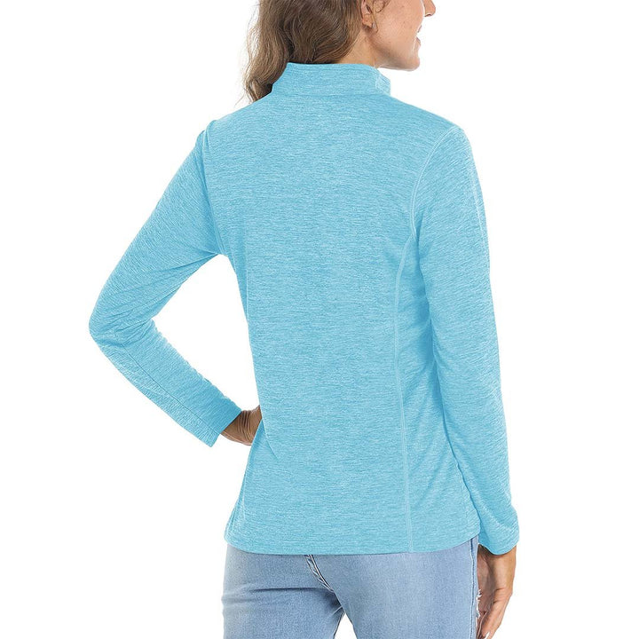 Women's UPF 50+ 1/4 Zip Quick Dry Hiking Shirts - Women's Shirts