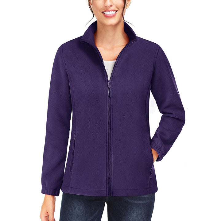 Women's Fleece Full Zip Lightweight Jacket - Women's Jackets