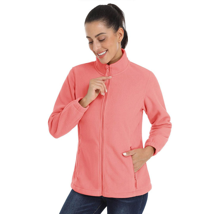 Women's Fleece Full Zip Lightweight Jacket - Women's Jackets