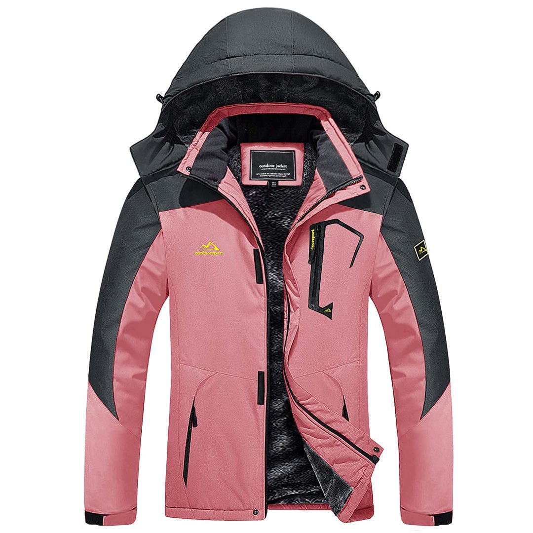 TACVASEN Women's Winter Jacket Waterproof Hooded Fleece Lined Warm Coat Windbreaker - Women's Jackets