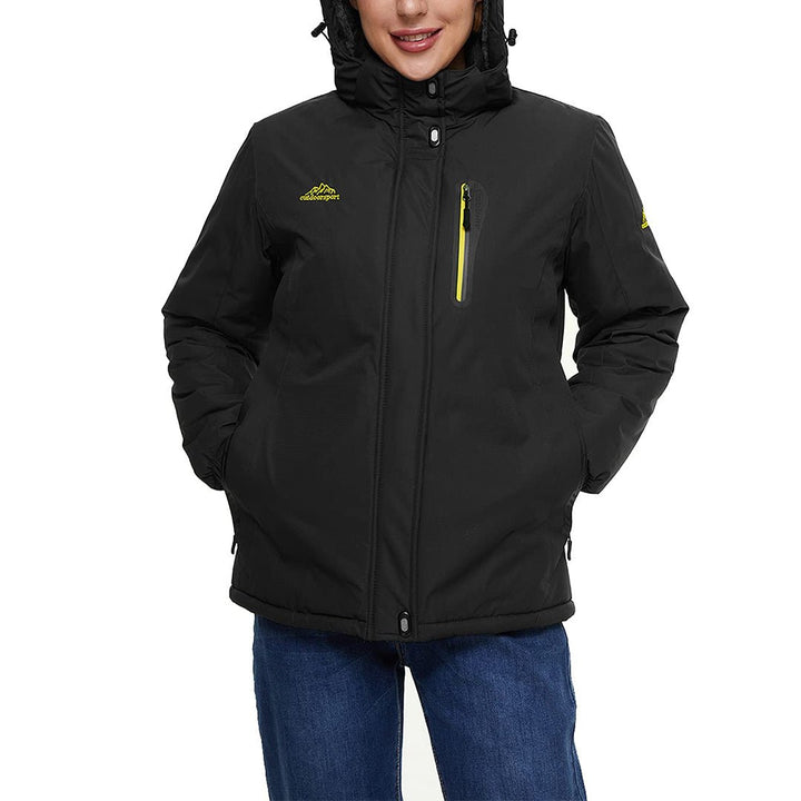 Women's Skiing Jacket Water-Resistant Windbreaker SoftShell Hooded Coats - Fall Winter 2022