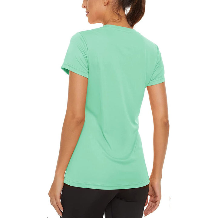 Women's Sun Protection Quick Dry Outdoor Yoga Running T-shirts - Women's Shirts