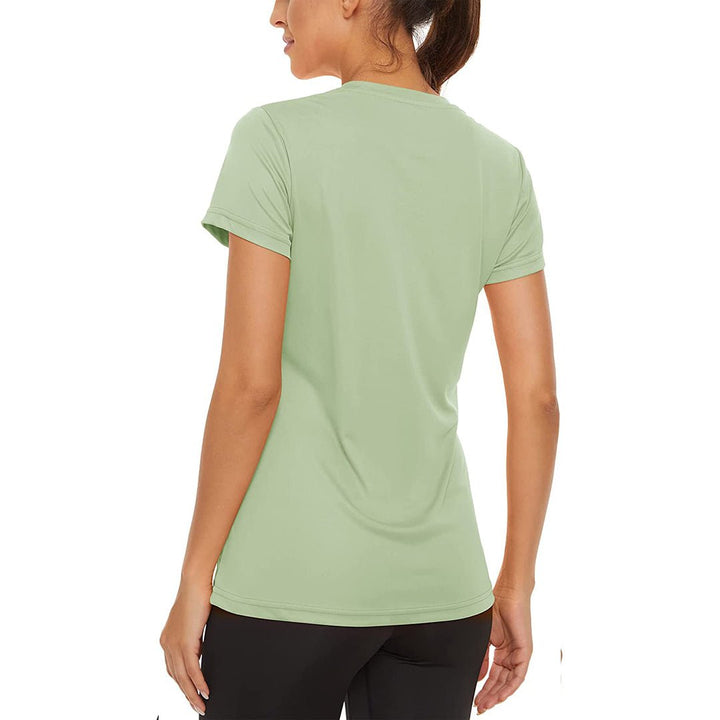 Women's Sun Protection Quick Dry Outdoor Yoga Running T-shirts - Women's Shirts