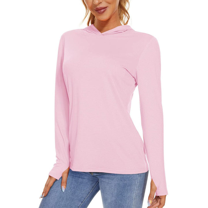Women's UPF 50+ Sun Protection Long Sleeve Hoodies Shirts - Women's Shirts
