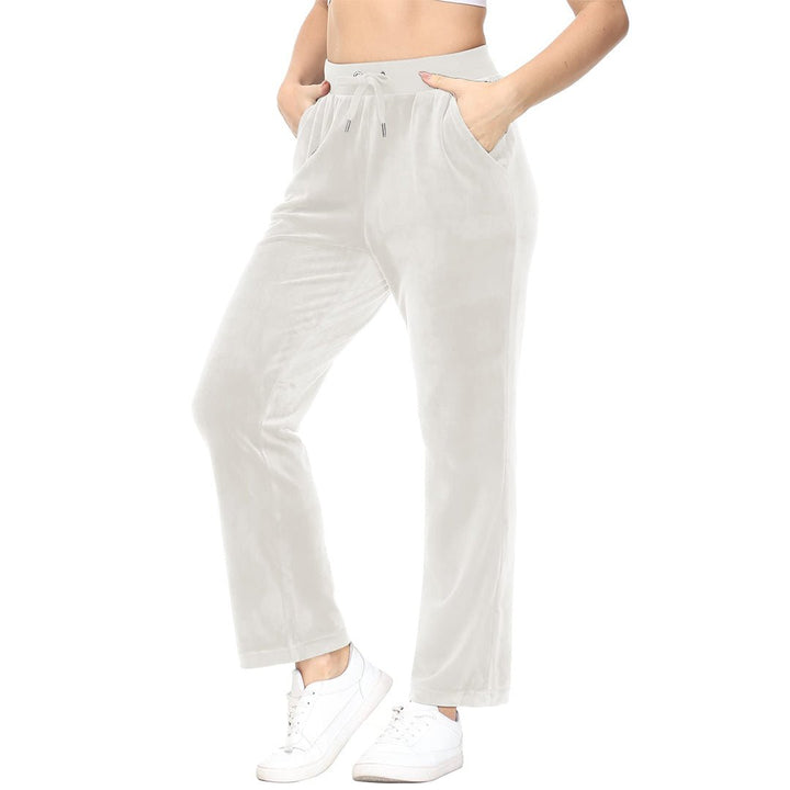 Women's Velvet Casual Jogger Sweatpants - Women's Pants