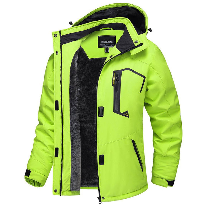 Women's Winter Jacket Waterproof Hooded Fleece Lined Warm Coat Windbreaker - Women's Jackets
